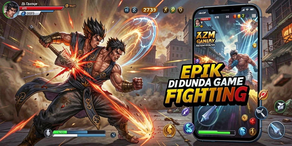 Tampilan menarik dari gameplay Fighting di 2739.
