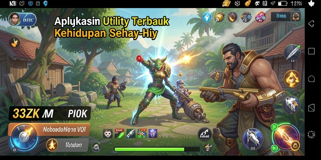 Tampilan utama 33ZK yang memudahkan navigasi aplikasi Utility.