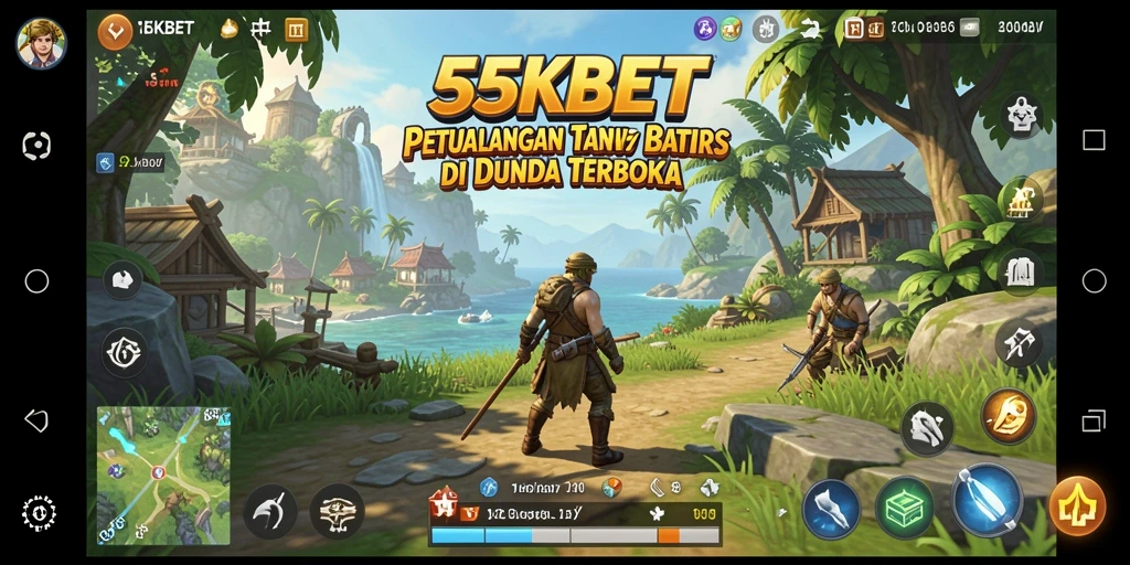 Gameplay 55KBET di dunia terbuka yang menawan.