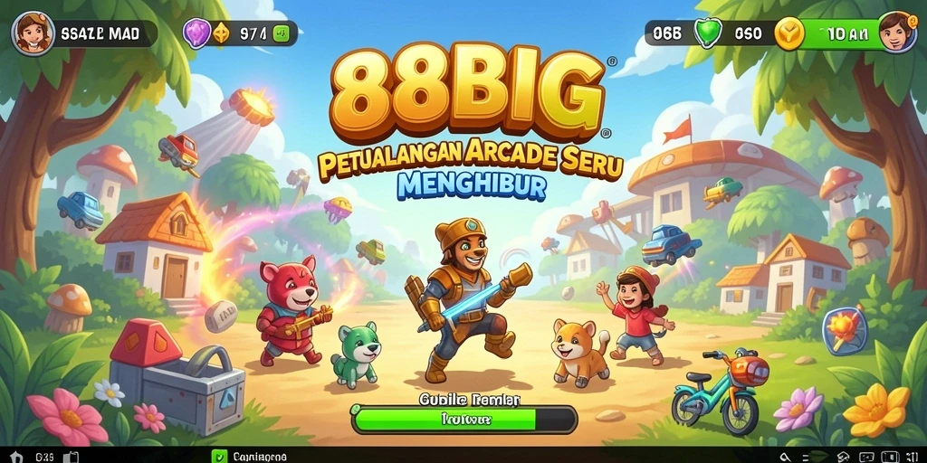 Tampilan penuh warna dan gameplay seru di 88BIG.