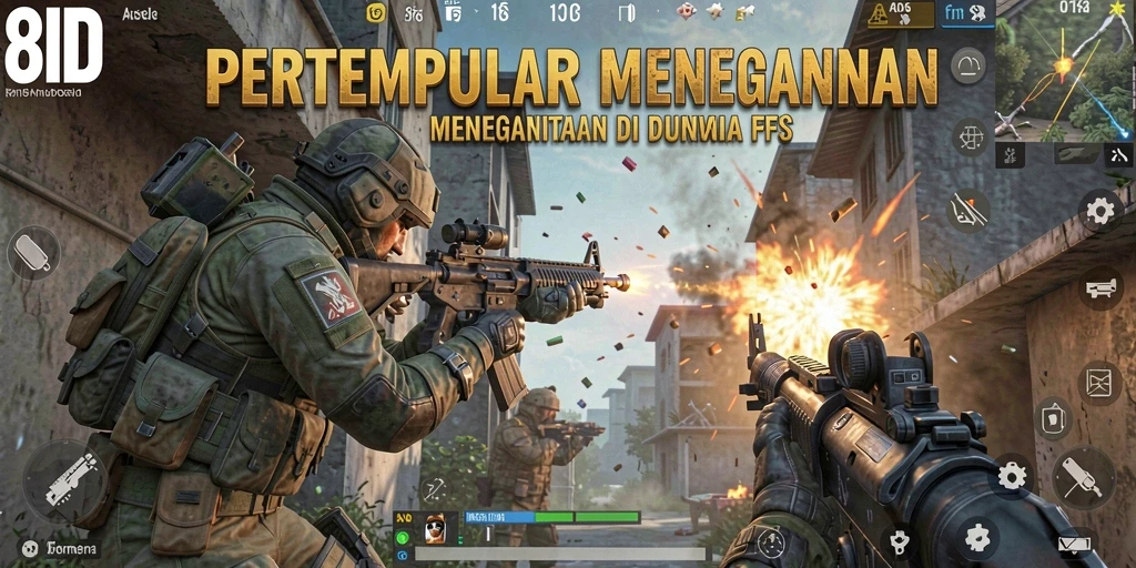 Gameplay seru dalam 8ID saat pertempuran FPS.