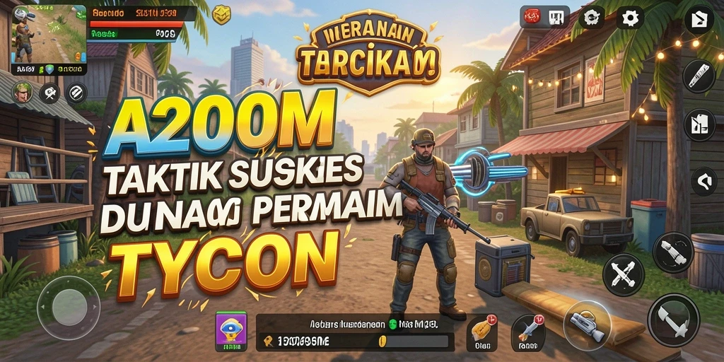 Tangkapan layar A200M menunjukkan gameplay yang menarik dan interaktif.