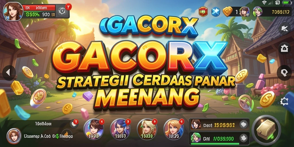 Tampilan menarik saat pertempuran dalam game GACORX.
