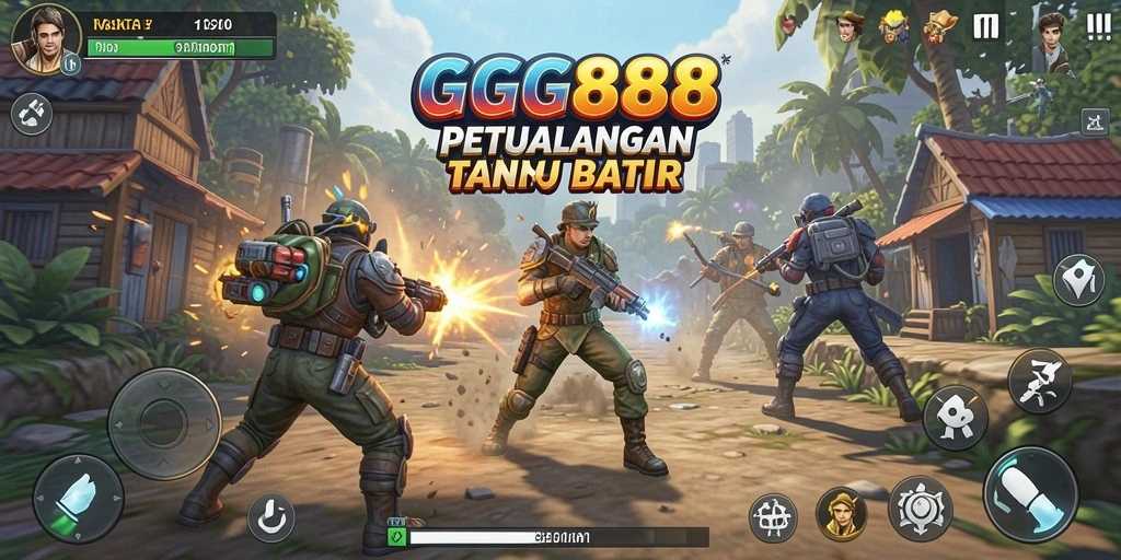 Screenshot gameplay GGG888 menampilkan aksi mendebarkan dan grafis yang memukau.