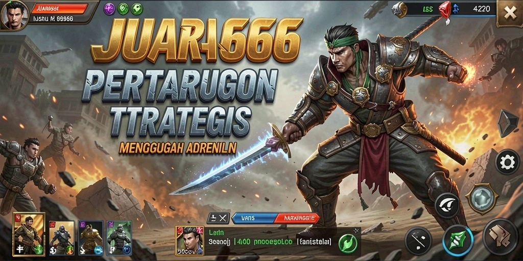 Tangkapan layar JUARA666 menampilkan aksi tempur intens dalam game TPS.