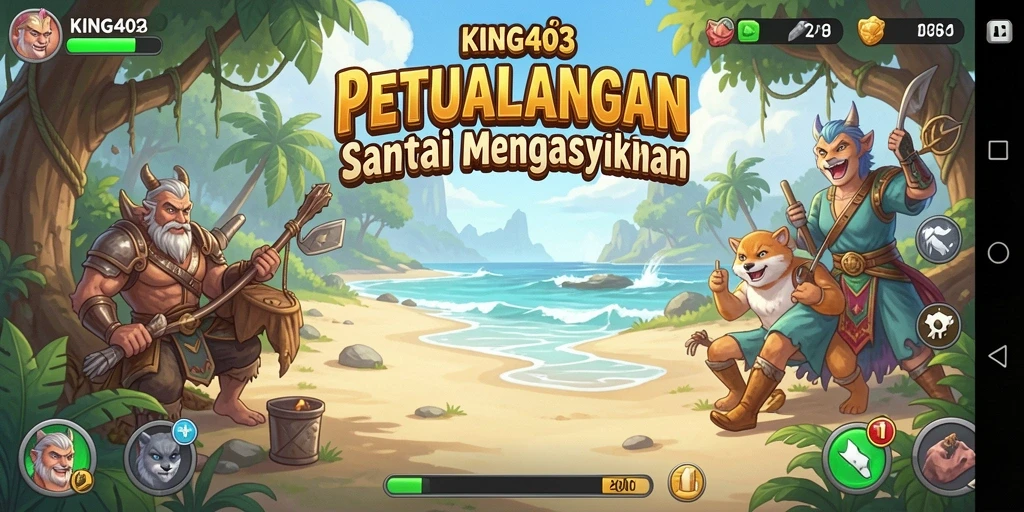 Tampilan gameplay <strong>KING403</strong> yang seru dan penuh warna.