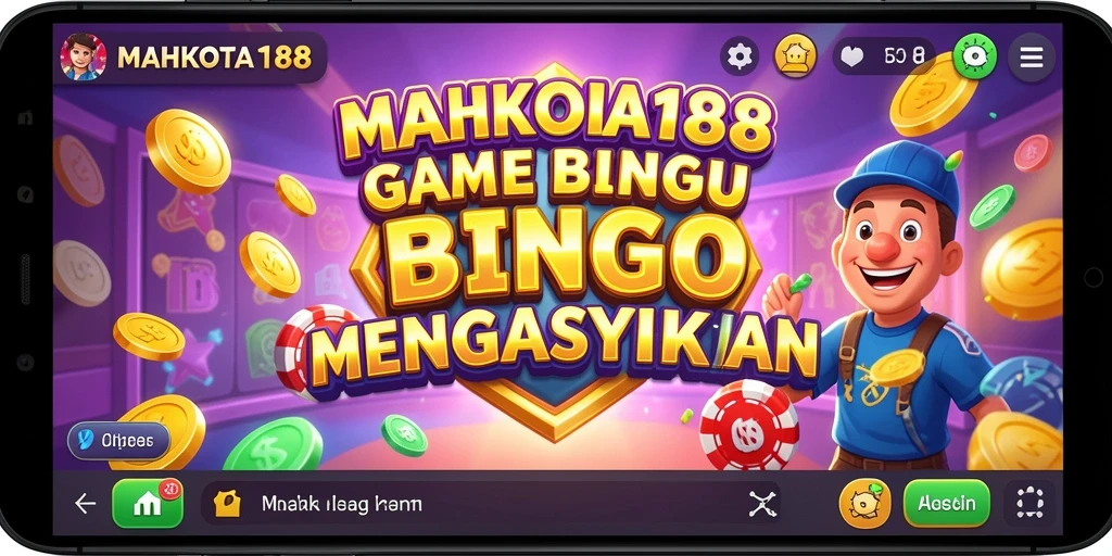 Tampilan gameplay seru dalam MAHKOTA188 dengan Bingo yang menegangkan.