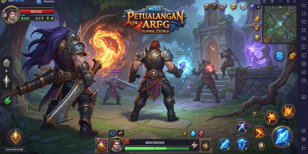 Tangkapan layar utama MG525 menampilkan aksi pertempuran seru dan grafis yang memukau.