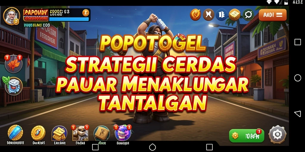 Tampilan gameplay strategis yang menantang dan menarik di POPOTOGEL.