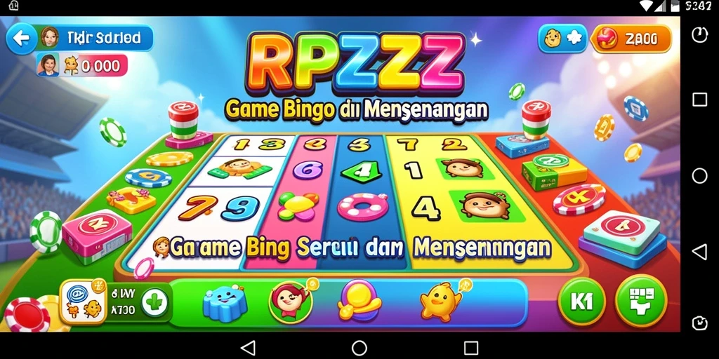 Tampilan gameplay Bingo yang seru dan menarik dari RPZZZ.