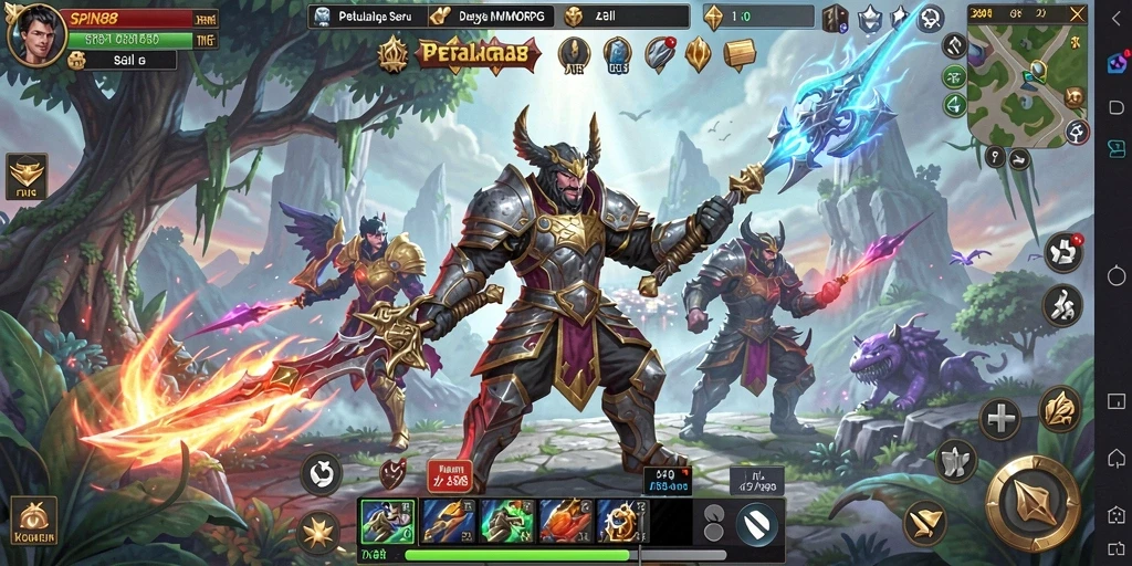 Gameplay SPIN88 yang memukau dan menegangkan dalam dunia MMORPG.