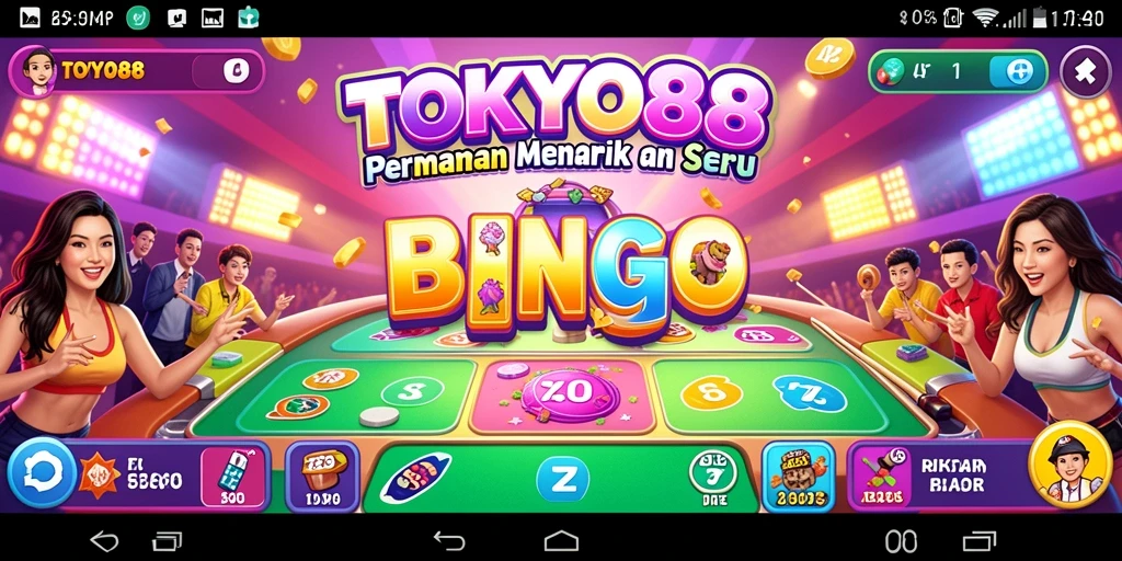 Screenshot gameplay TOKYO88 yang menunjukkan keseruan bermain Bingo.