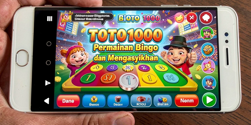 Screenshot gameplay TOTO1000 menampilkan suasana seru bermain Bingo.