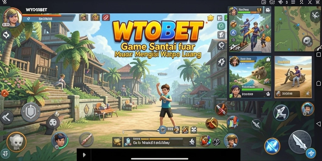 Tampilan gameplay seru dan interaktif di WTOBET.